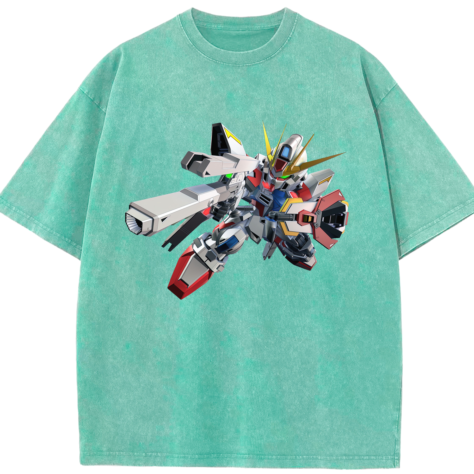 （画像用） 機動戦士ガンダム Mobile Suit Gundam 綿100% ヴィンテージ風 半袖Tシャツ（フロントプリント）